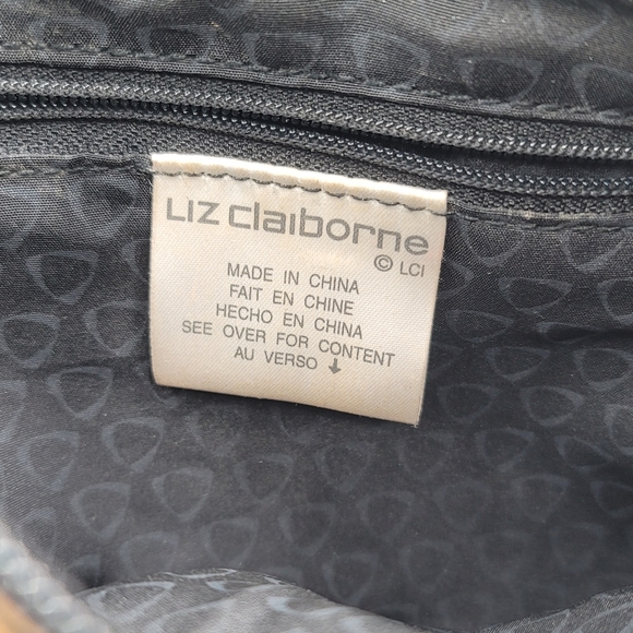 Liz Claiborne Shoulder Bag Animal Print Small Tan - Picture 7 of 9